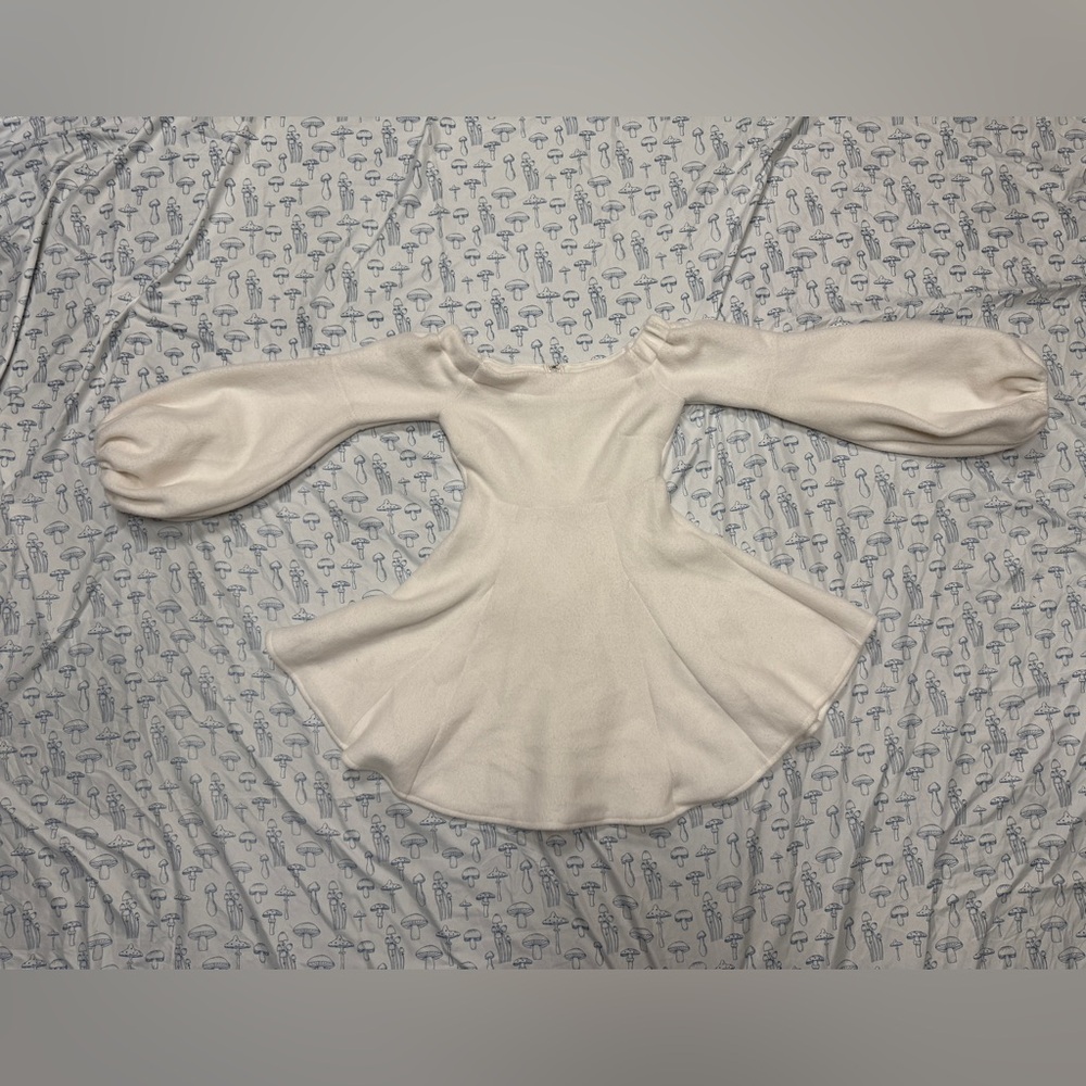 Petal Roz White Sweater Dress